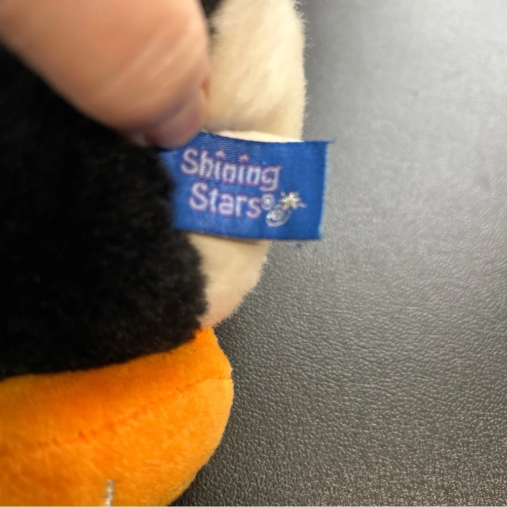 Russ 2006 Shining Stars  7” Tall Plush- Beanie Penguin Stuffy Stuffed‎ Animal